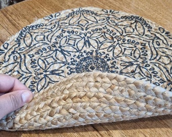 Placemats jute placemat dining mat coastal table mat rope placemats beach decor tableware wall decor
