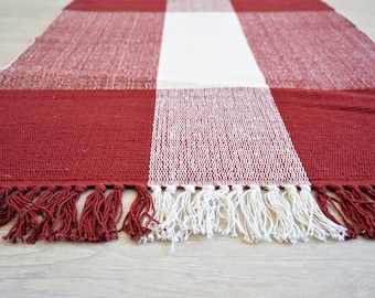 handwoven bath rug runner washable rug 60 x 90 cm bath mat