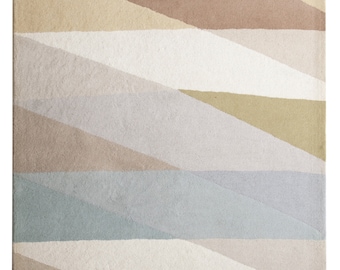 MODERN RUG RUG - Salon rug rug, Art rug rug, Colorful rug , Home Decor rug, Handmade white rugs