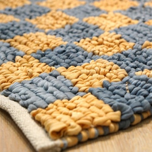 Handgewebte Rag Teppich, Chindi Teppich, Dhurrie Teppich,  Teppich, indische, handgefertigt, kleiner Teppich, kostenloser Versand