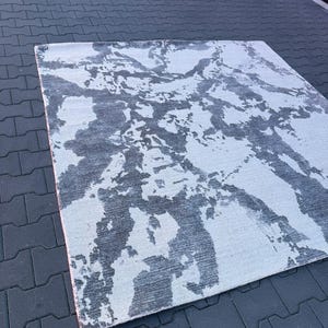 Handmade wool rug made of natural wool – Boho rug, living room decor, sustainable rug, Scandinavian style