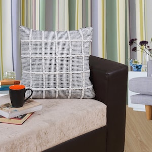 Cushion cover cotton cushion 45 x 45 cm boho cushion cover sofa cushion decorative cushion with filling