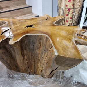 Root Table Solid Coffee Table Teak Wood Side Table Root Wood - Etsy