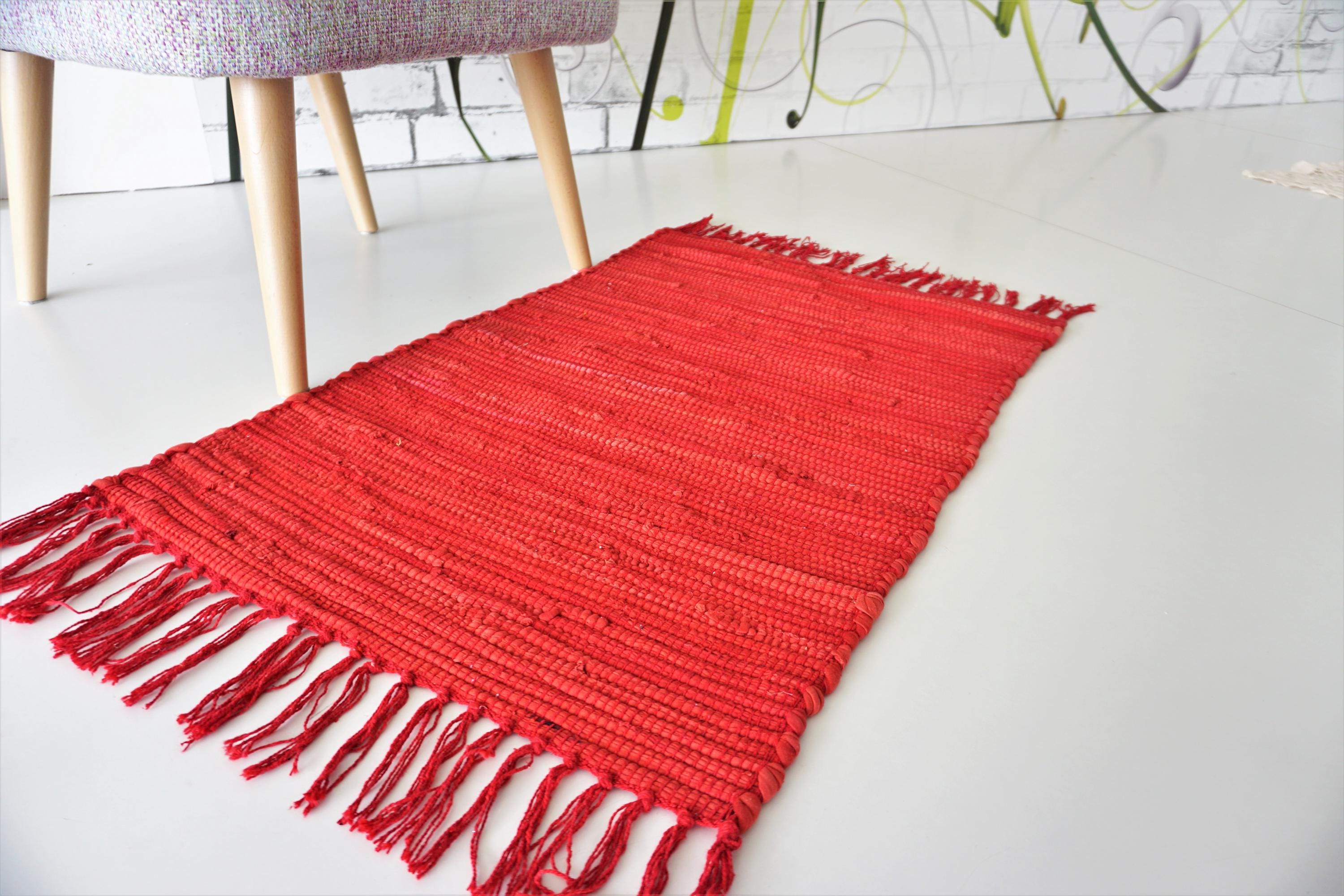 Handmade Chindi Rug Made From 100% Recycled Fabrics - Etsy