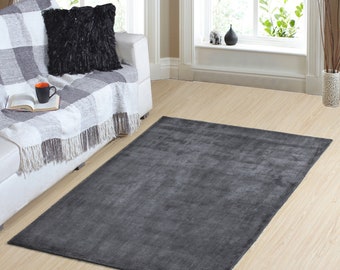 Luxurious viscose carpet | Soft and shiny carpet for living room, bedroom or office