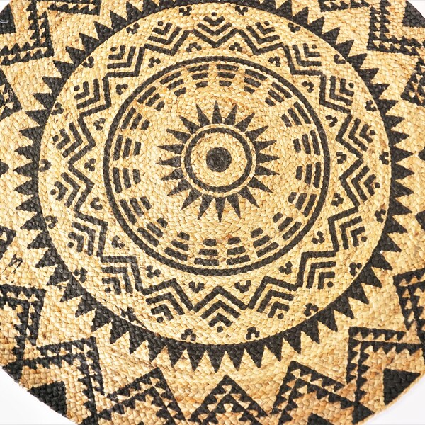 Round Jute Rug - Etsy