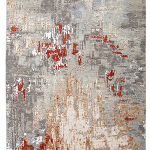 Silk carpet for living room Silk and wool carpet for bedroom Carpet to order Customized area rug decor carpet