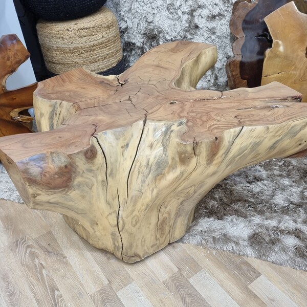 Teak Root Coffee Table Etsy