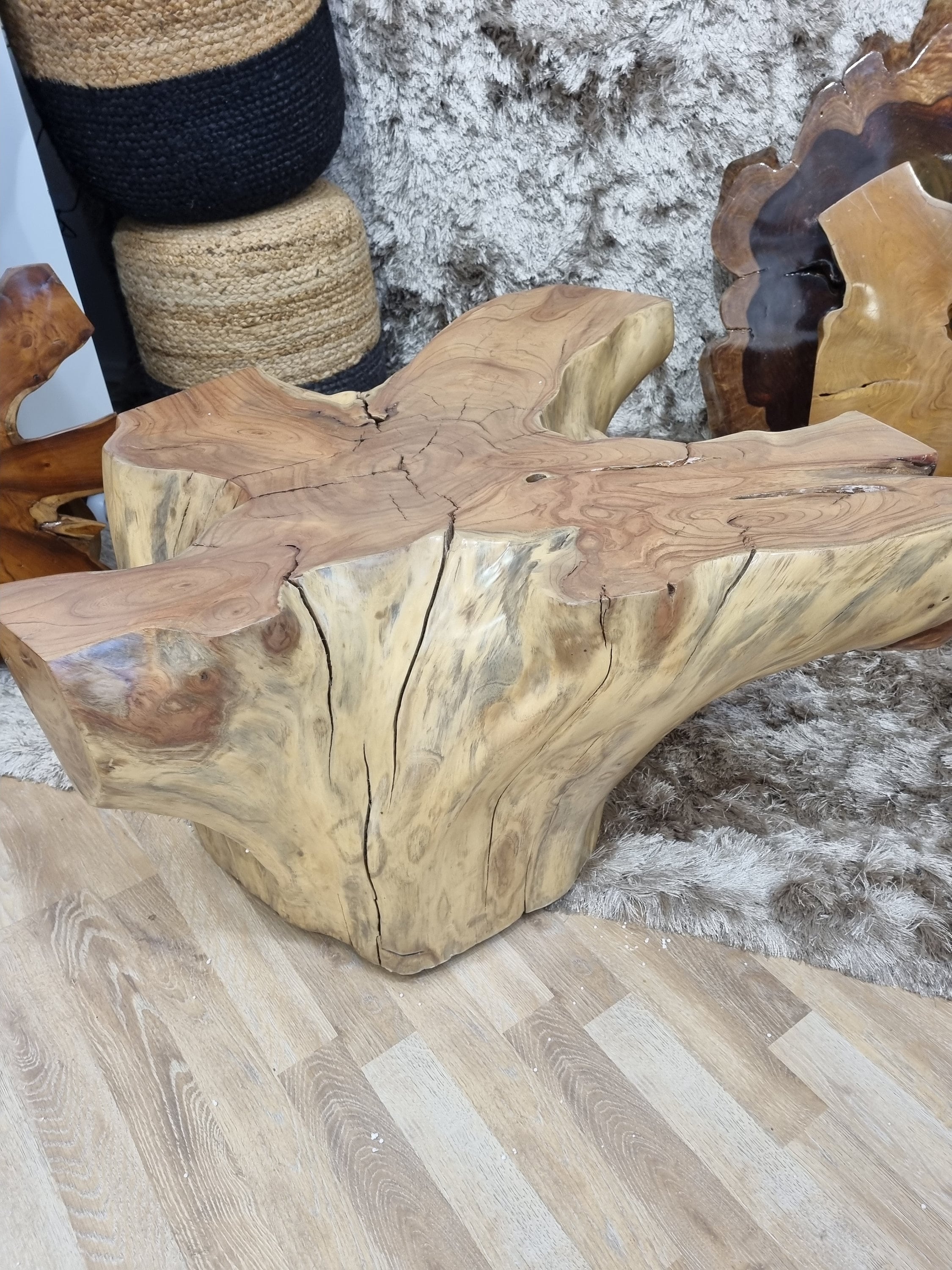 Wood cheap root table