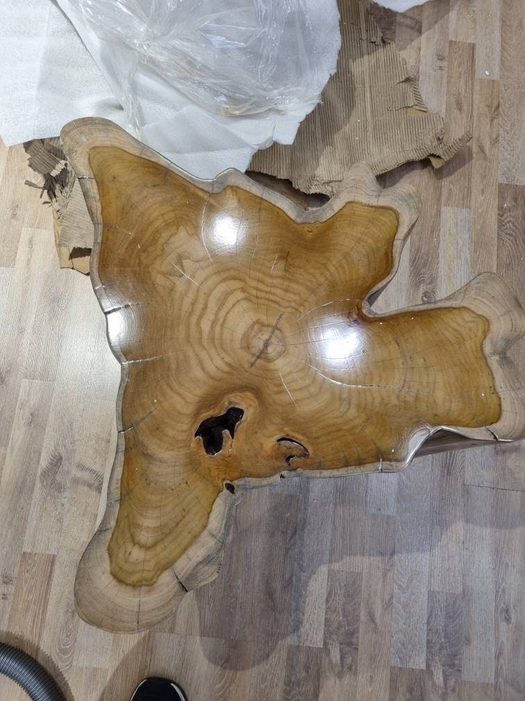 Root Wood Coffee Table Teak Side Table - Teak Table - Teak Table - Teak ...