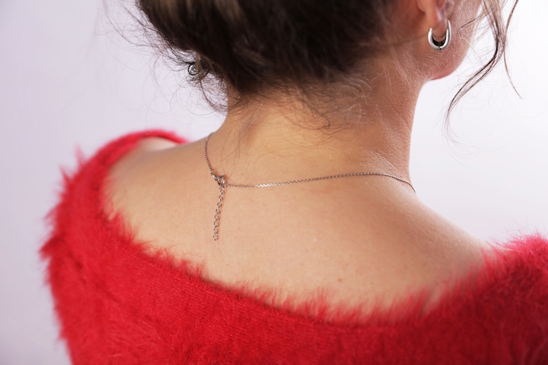 Minimal Celestial Star Jewelry Perfect Gift for Her STERLING SILVER STAR Pendant Necklace Silver Star Charm Lucky Star Necklace