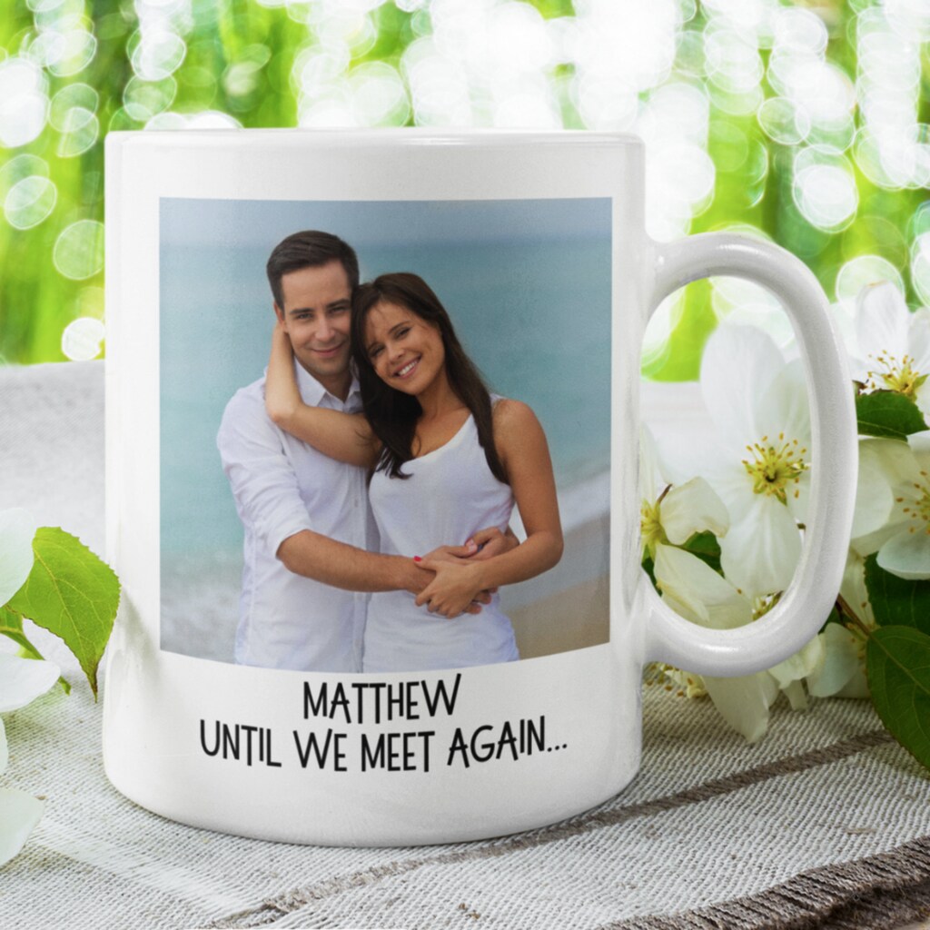 Tazza In Ceramica 325ml Con Libellula E Scritta 'I Just Look Up' - Regalo Affetto E Ricordo