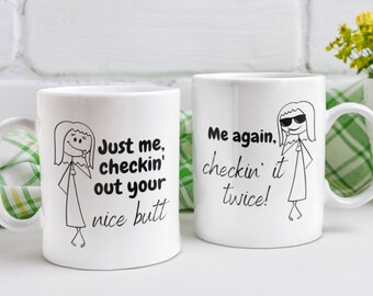 Gift for Him Couples Gift for Boyfriend Husband Coffee Mug Valentine's Day Anniversary Just Me Cup for Him Birthday Gift Lover Gift Ideas