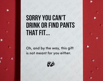 Cadeau pour future maman Grossesse Carte de voeux pour future maman Fête prénatale amusante Félicitations Copine enceinte Panier cadeau Idées cadeaux pour elle