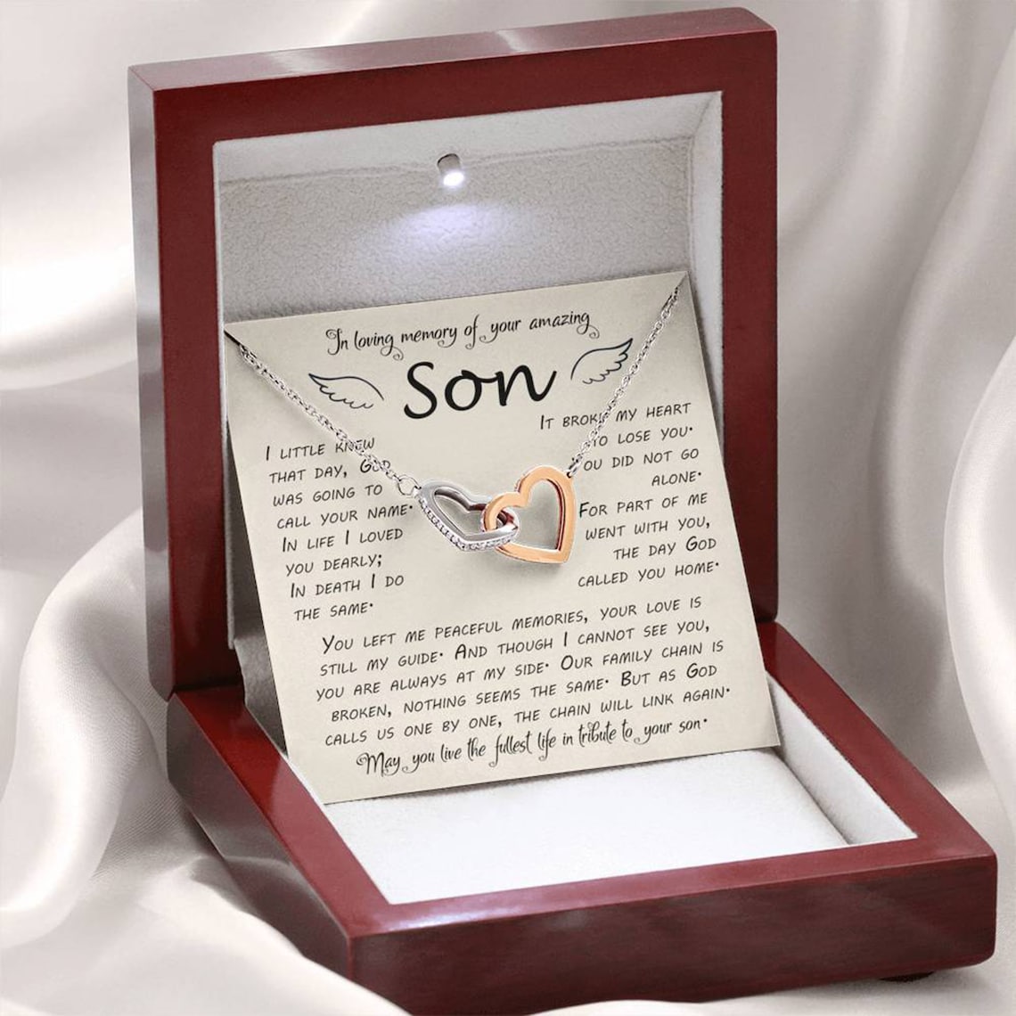 Loss of Son Gifts Son Memorial Present Loss of Son Sympathy Etsy
