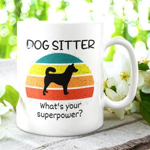 Dog Sitter Mug • Pet Sitter Gift • Personalized Gift for Dog Sitter • Best Dog Sitter • Thank You Dog Sitter • Dog Sitter Christmas Gift