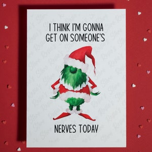 Funny Christmas Holiday Cards Blank Greeting Card Christmas Card Funny Christmas Card Christmas Gift Cards Holiday Card Merry Christmas