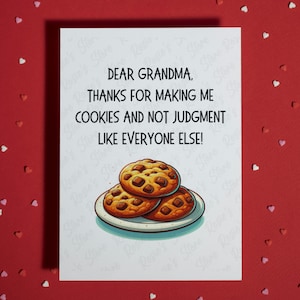 Regalo divertido para la abuela, tarjeta de felicitación para el cumpleaños de la abuela, regalo para el Día de la Madre, tarjeta de Nana de la nieta, nieto y nieto.