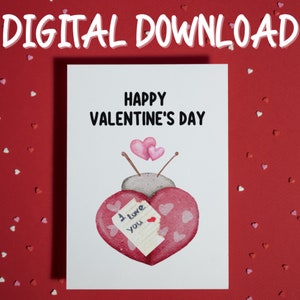 Cadeau pour elle ou pour lui Tout ce dont vous avez besoin, c'est moi Carte de voeux pour lui ou elle Carte imprimable Téléchargement instantané numérique Cartes d'amour Saint Valentin Couple