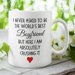 Gift for Best Boyfriend Coffee Mug for Boyfriend Birthday Christmas Anniversary Boyfriend Gift Ideas from Girlfriend