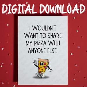 Printable Card for Best Friend Girlfriend Boyfriend Husband Wife Digital Download Friendship Gift Ideas Birthday Christmas Valentine's Day