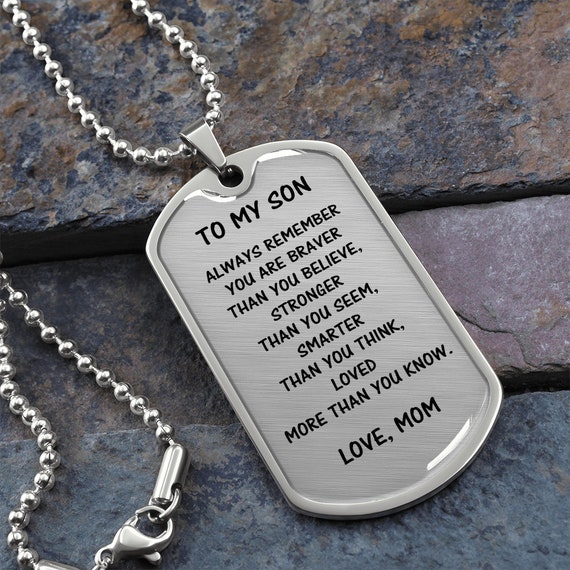 Sentimental birthday gifts from mom to son - Personalised Gift for