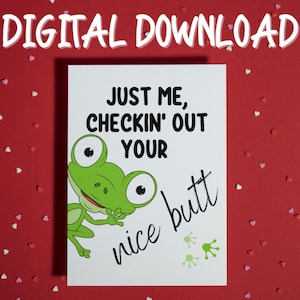 Gift for her or him Card for Him or Her Printable Card Digital Instant Download Funny Love Cards Valentines day Birthday Anniversary Couple
