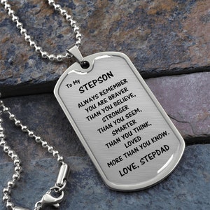 To My Stepson • Gift For Stepson From Stepdad • Bonus Son Gift • Step Son Gift • Stepson Birthday Gift • Blended Family • Adopted Son