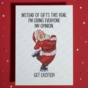 Funny Christmas Holiday Cards Blank Greeting Card Christmas Card Funny Christmas Card Christmas Gift Cards Holiday Card Merry Christmas