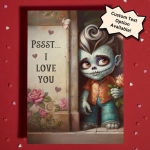 Romantic I love you Card for Girlfriend or Boyfriend Will you be my Valentine's Day Anniversary Gift Ideas for Him Her Birthday Christmas