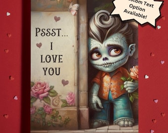Romantic I love you Card for Girlfriend or Boyfriend Will you be my Valentine's Day Anniversary Gift Ideas for Him Her Birthday Christmas