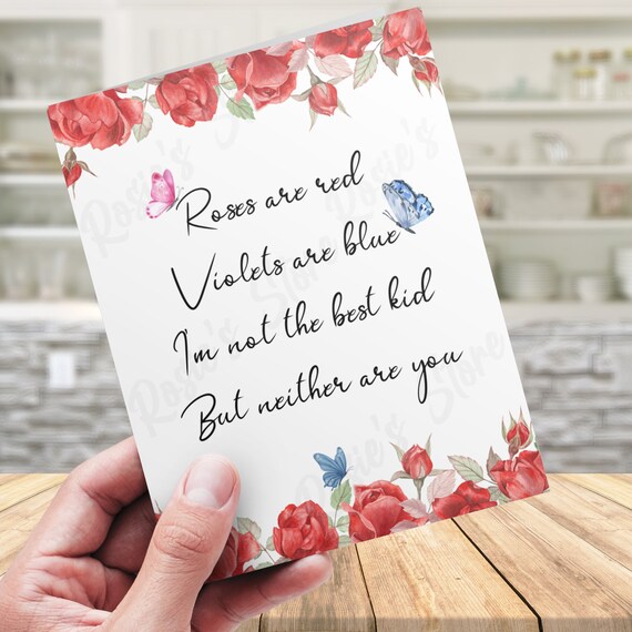 Mother s Day Card Printable Card Digital Download Mothers Day Gift