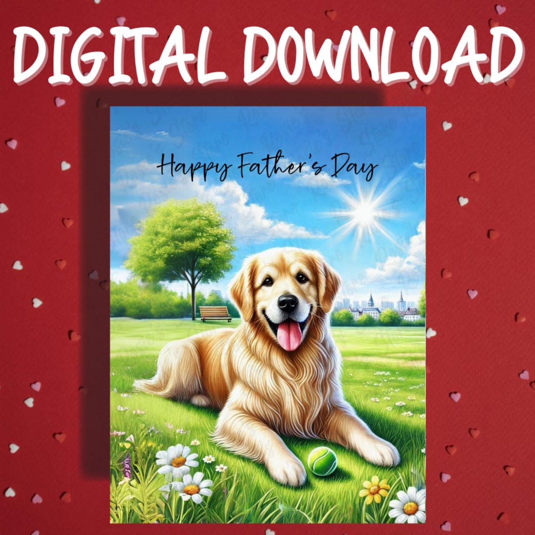 father-s-day-printable-card-digital-download-golden-retriever-dog-pet