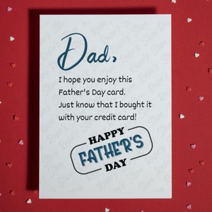 Biglietto per la festa del papà • Biglietto di auguri vuoto • Regalo per la festa del papà • Biglietto divertente per papà • Regalo • Biglietto per il miglior papà • Idee regalo per la festa del papà • Biglietto da
