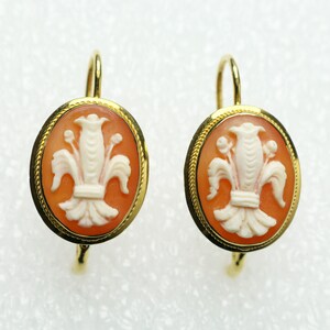 925k silver earrings bathed in gold