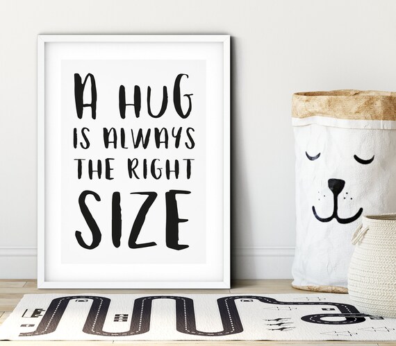 Nursery Wall Print | Kids Wall Art | Kids Bedroom Print | Scandi Kids Decor | Kids Room Print | Playroom | Baby Shower | Winnie The Pooh
