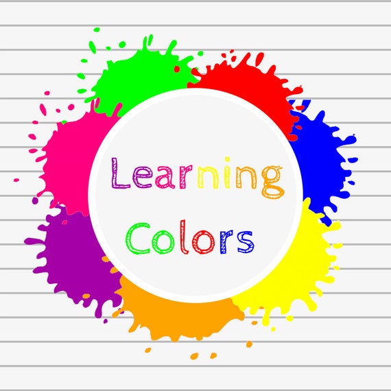 Learning Color Printable Activities Worksheets Toddler Home | Etsy