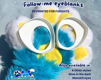 Fursuit 3D printed follow-me-eye blanks