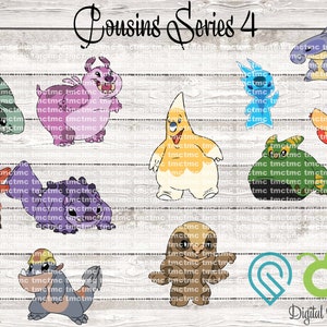 Stitch Cousins 4 ; Lilo & Stitch SVG , PNG