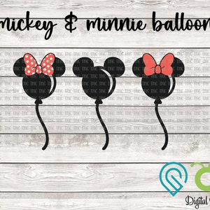 Mickey and Minnie Balloons
