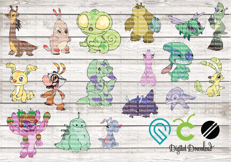 Stitch Cousins 1 Lilo & Stitch SVG PNG Etsy