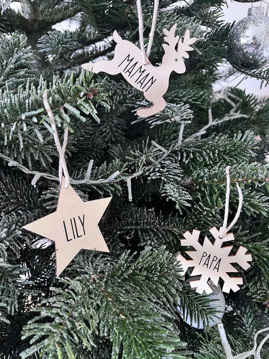 Personalized Christmas Balls Christmas Tree First Name Gift Pregnancy ...