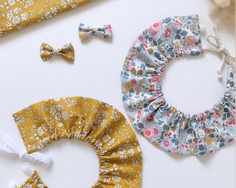 Col amovible façon Pierrot, volanté, collerette en Liberty of London pour bébé ou enfant Personnalisable, idée cadeau, accessoire mode, look