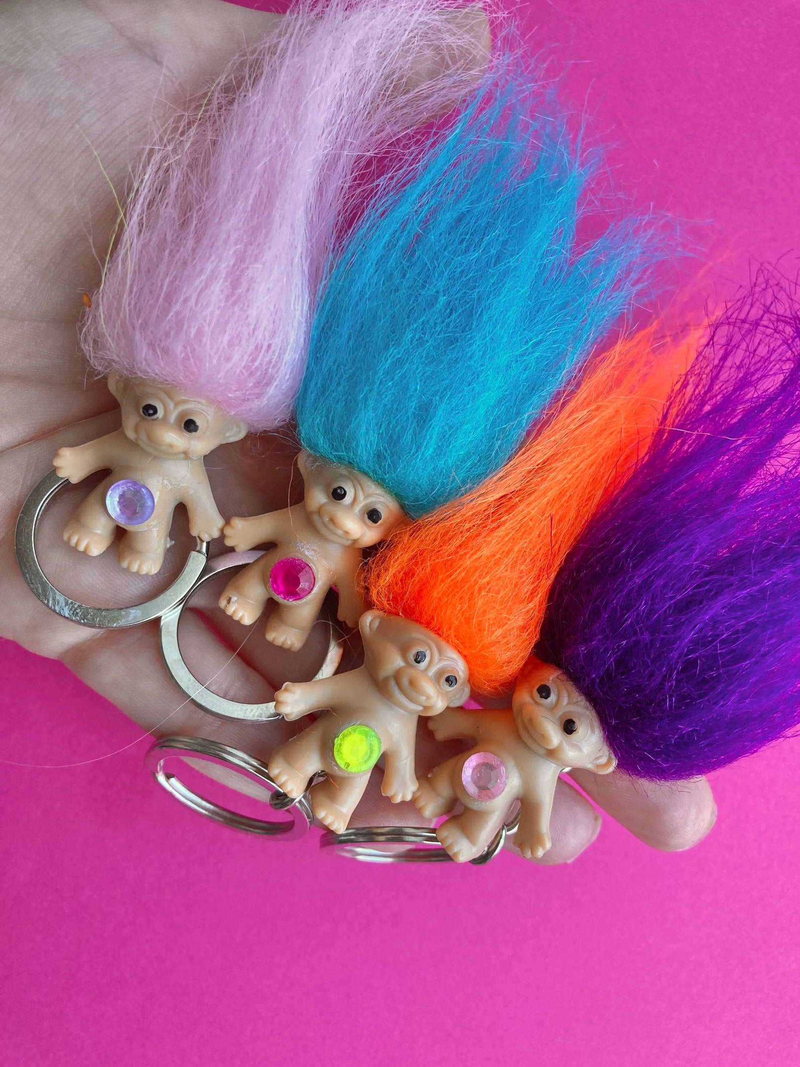 Troll Doll Keyring/90s/iconic Etsy