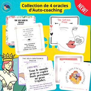 4 Oracles de coaching individuel - En français - Affirmations positives - Confiance - Soin - Développement personnel - Nouvelle édition 2025