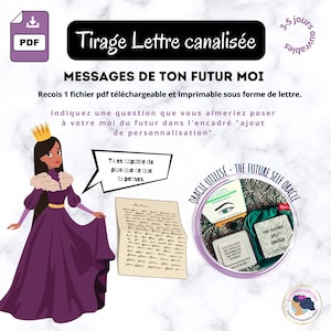 Lettre personnalisée en français - Moi du futur - Messages oracle divinatoire - Tirage conseils avenir - Guidance intuitive et motivation