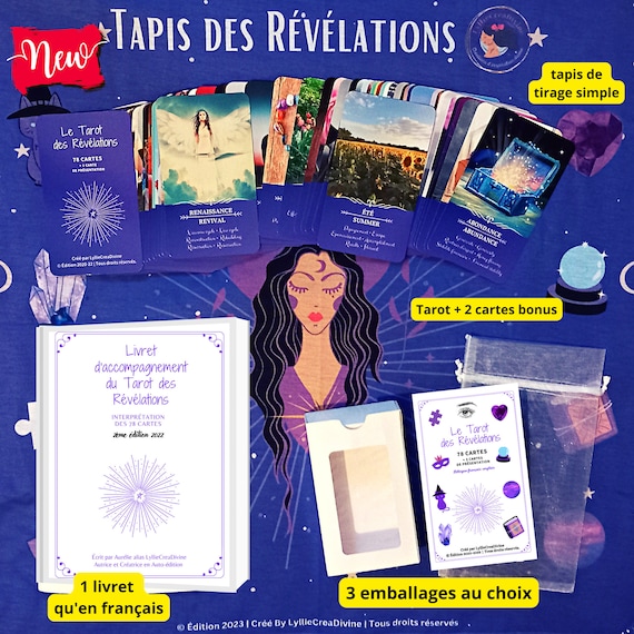 The Tarot of Revelations 78 Divinatory Oracle Cards in French and