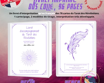 Accompanying booklet in French only for the Tarot of Revelations - Interpretation of 78 oracle cards - Printed - Self-published