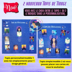 The Tarot of Revelations 78 divinatory oracle cards in French and English Key words Pochon & Booklet Full deck Self published image 6