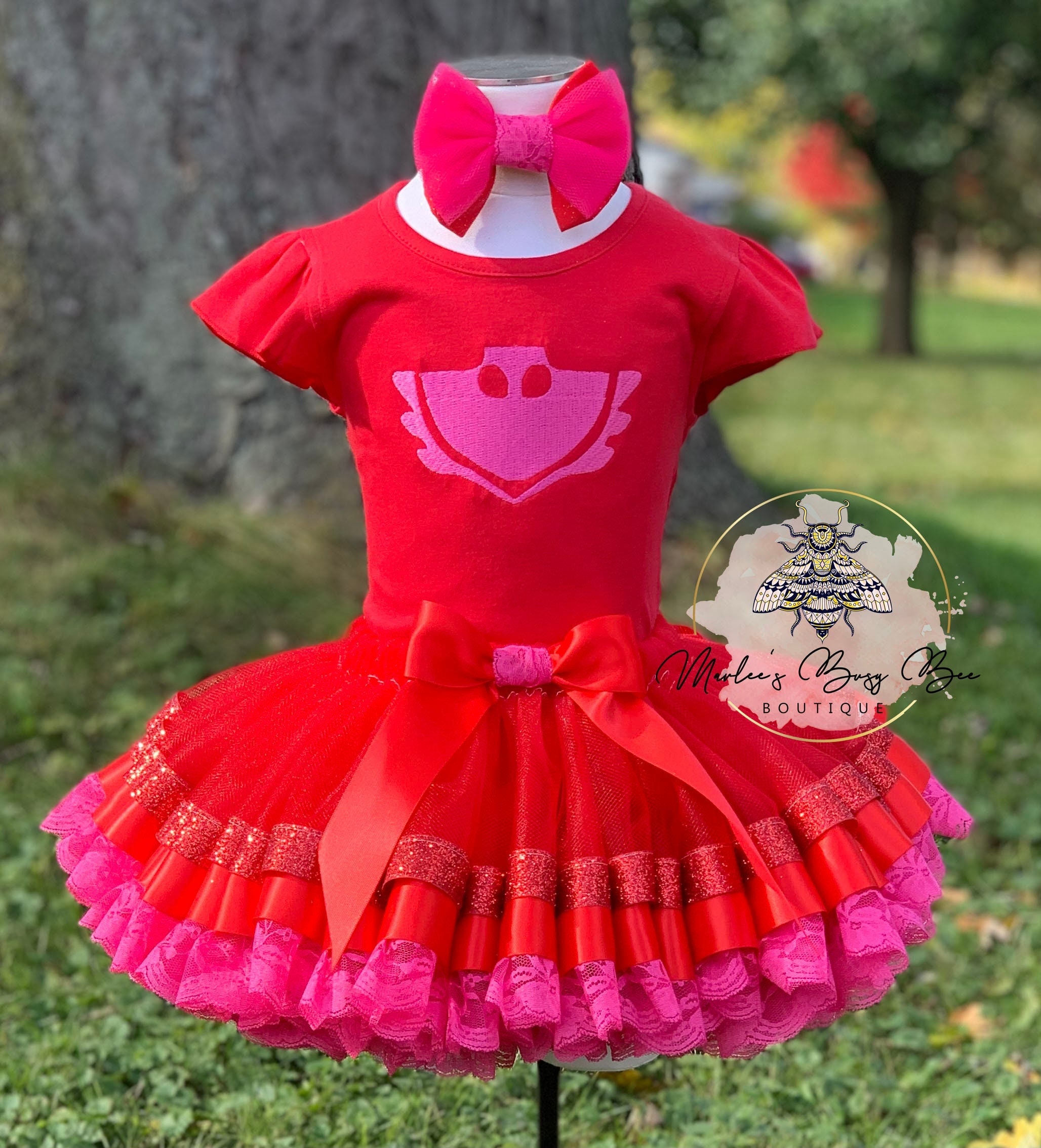 Owlette tutu outfit hotsell